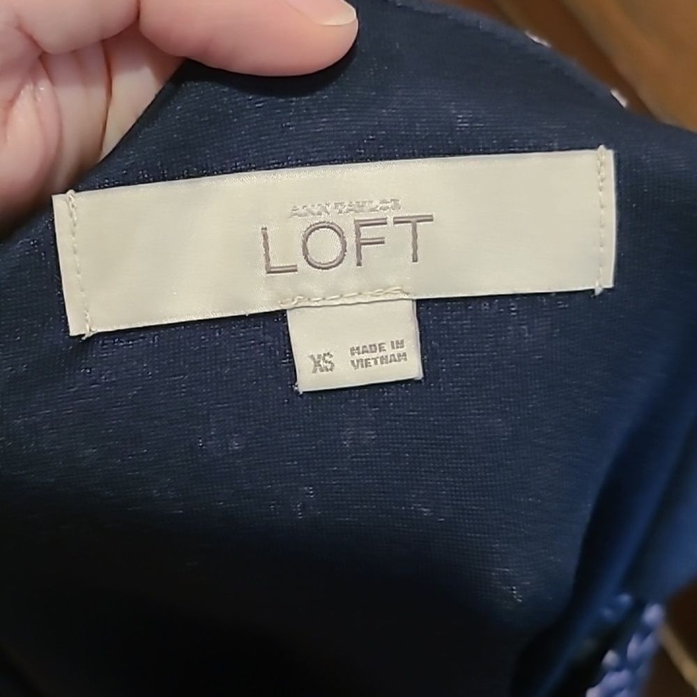 Loft Printed Flutter Sleeves Size Xs - image 3